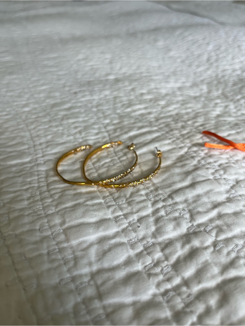 Alexis Bittar Gold Crystal-Embellished Hoop Earrings